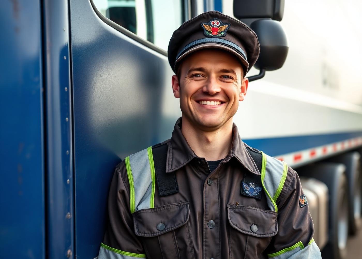 Erfahrener Fahrer von DY Express Logistik